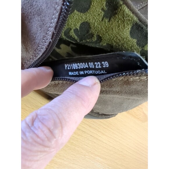 NWT Fly London EUR 39 US 8.5 9 Ankle Slouch Boot Taupe Oil Suede Boho Lagenlook - Picture 9 of 13